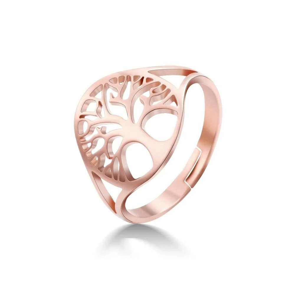 Bague Arbre de Vie rose