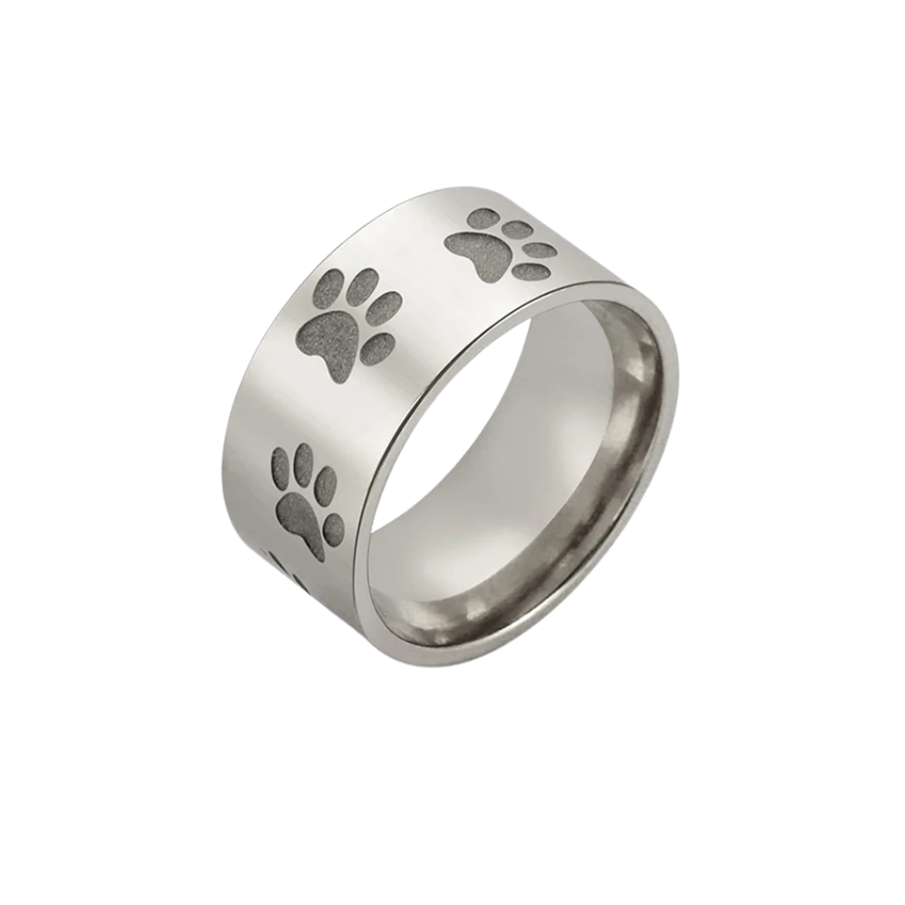 Bague Patte de Chien Homme argent
