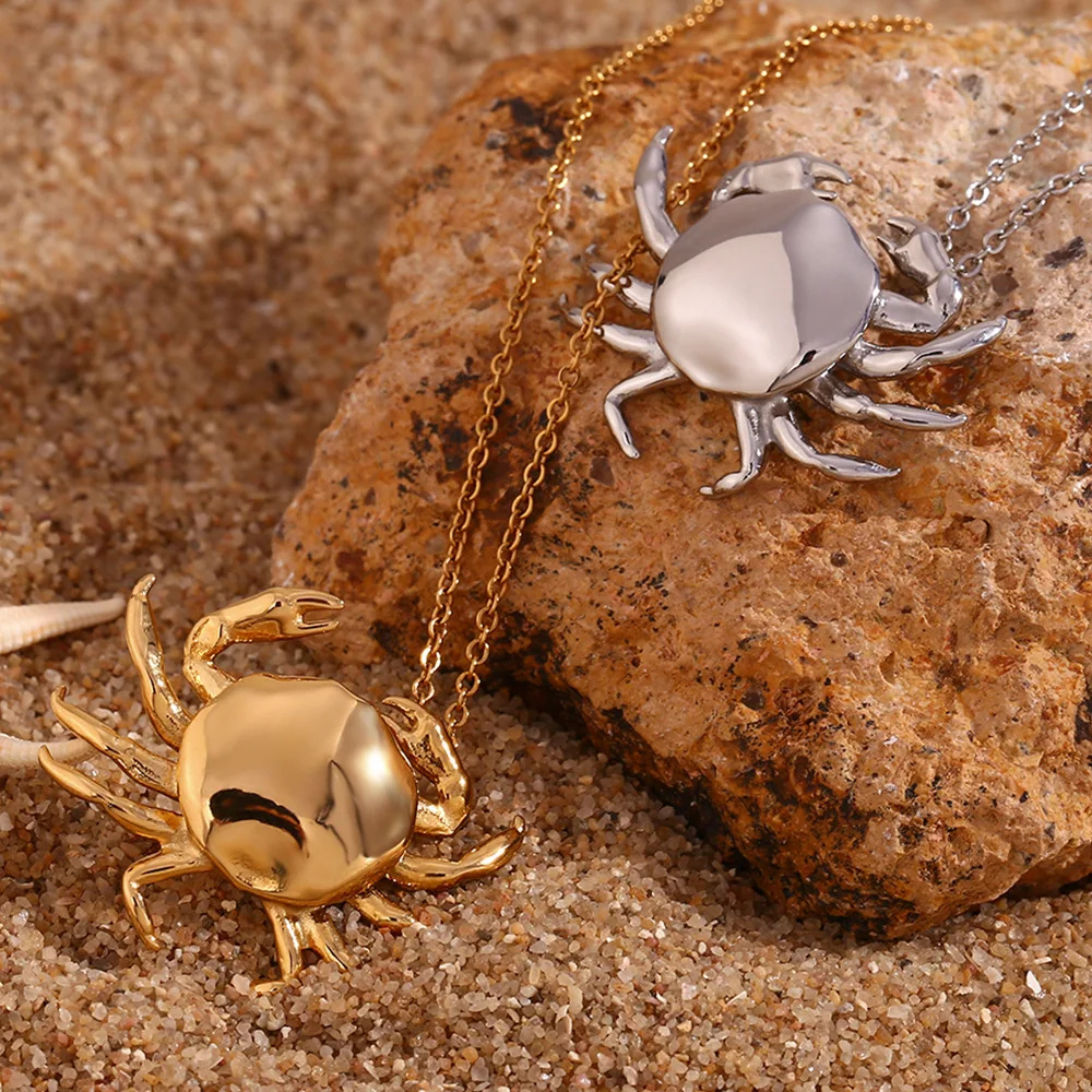 Collier Crabe argent
