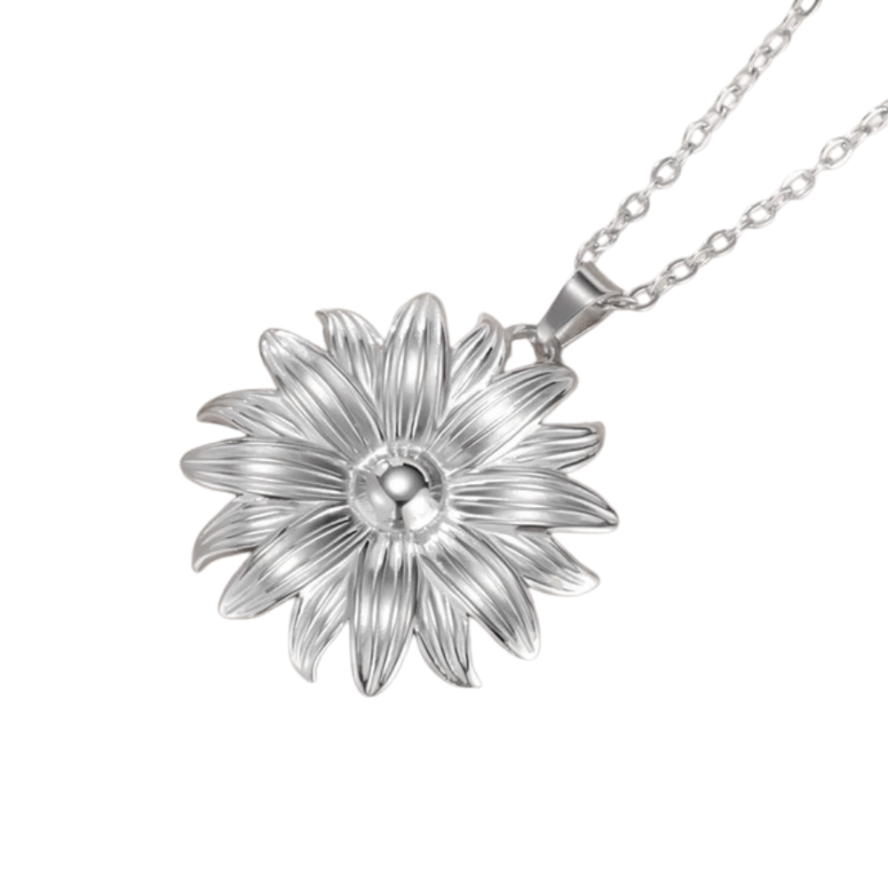 Collier Grande Marguerite argent