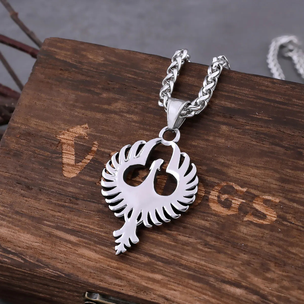 Collier Phœnix Viking pendentif