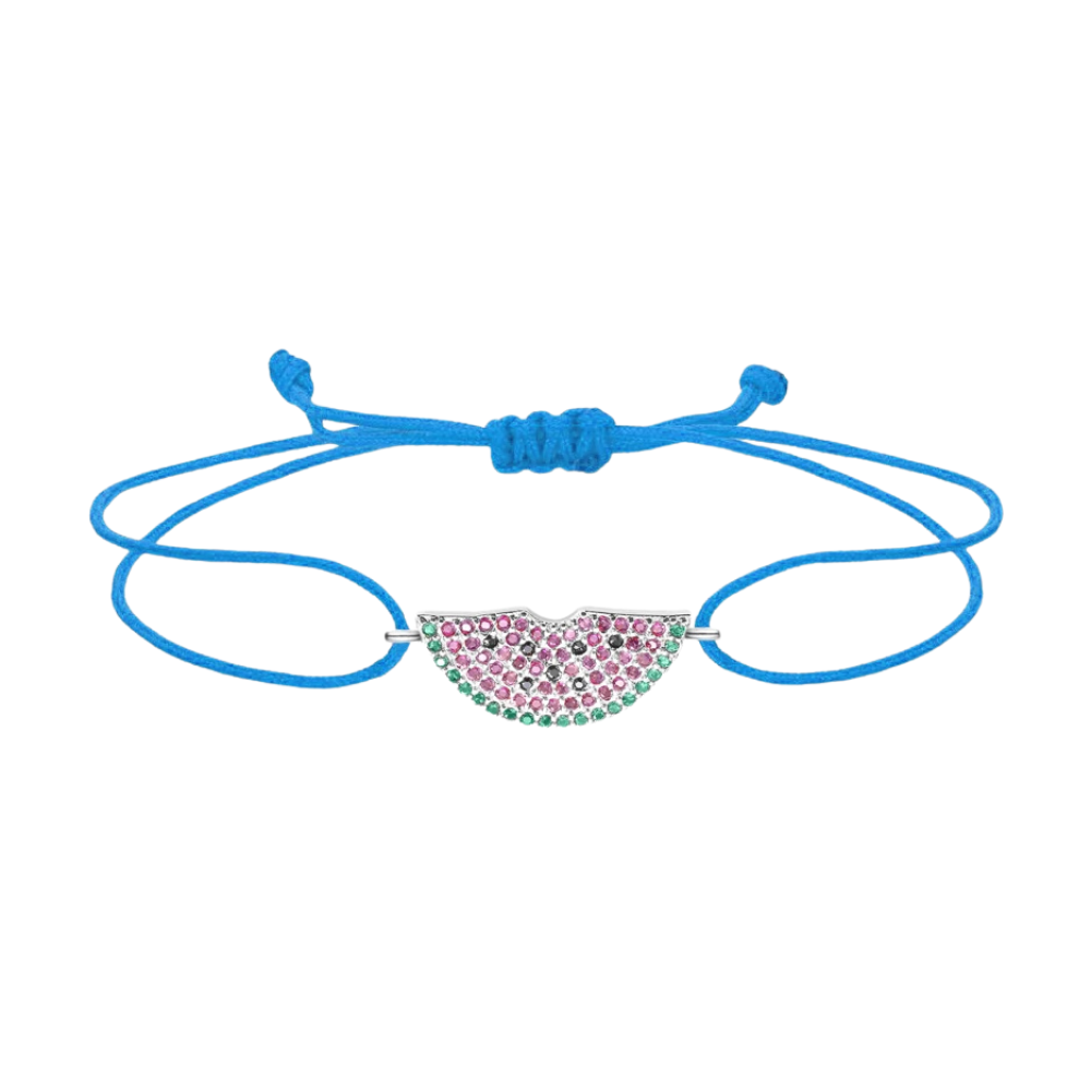Bracelet Pastèque bleu