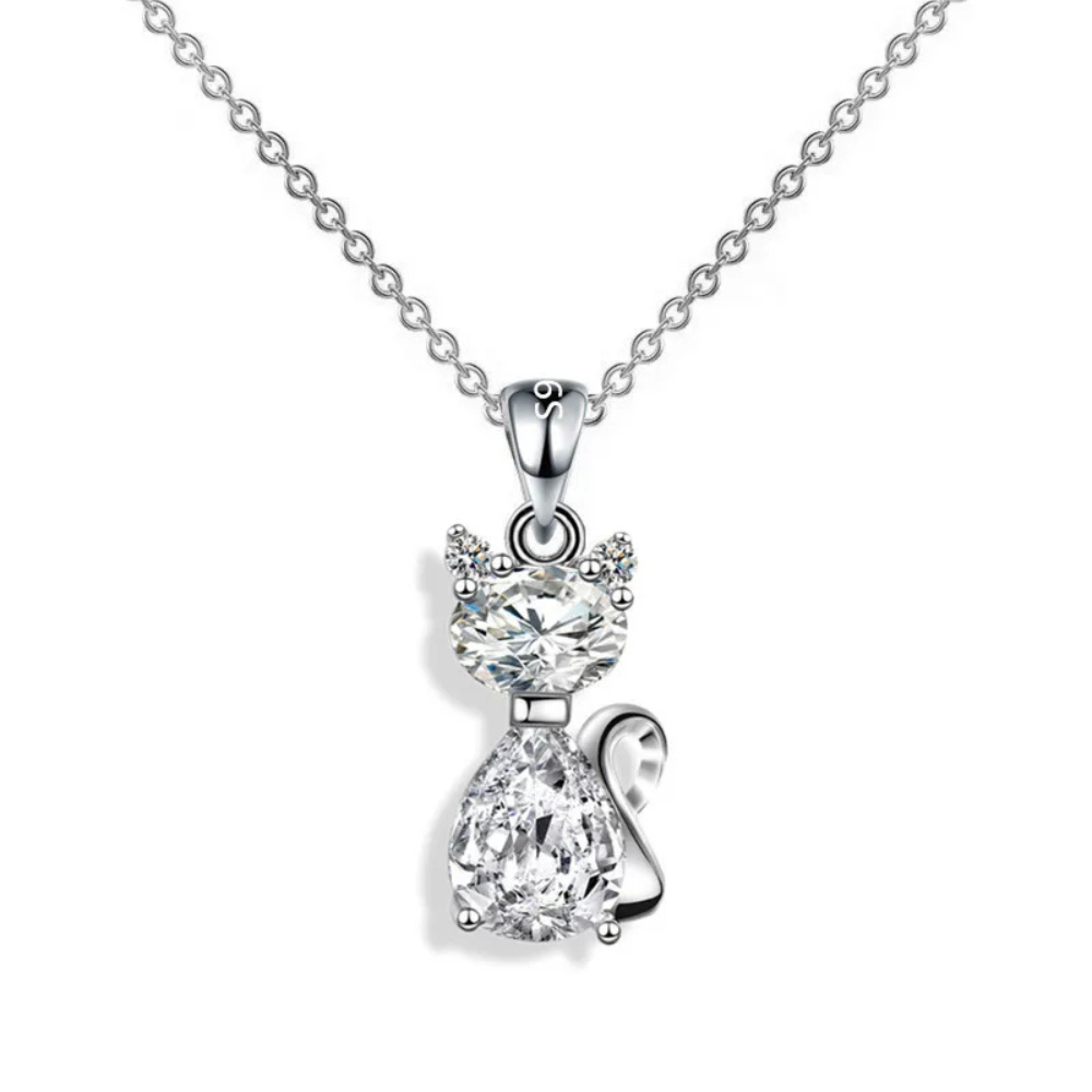Collier Chat Diamant