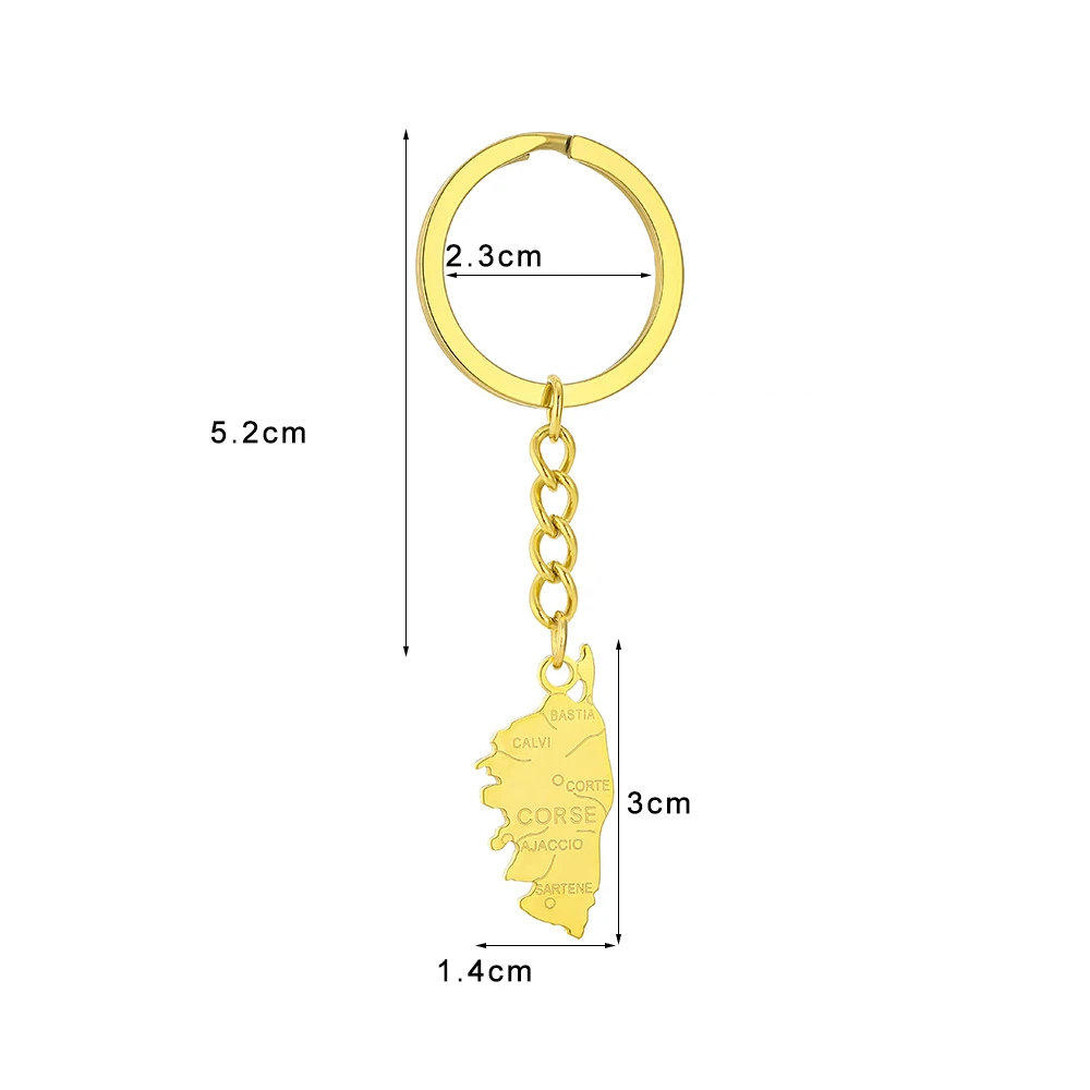 Porte-Clé Corse acier