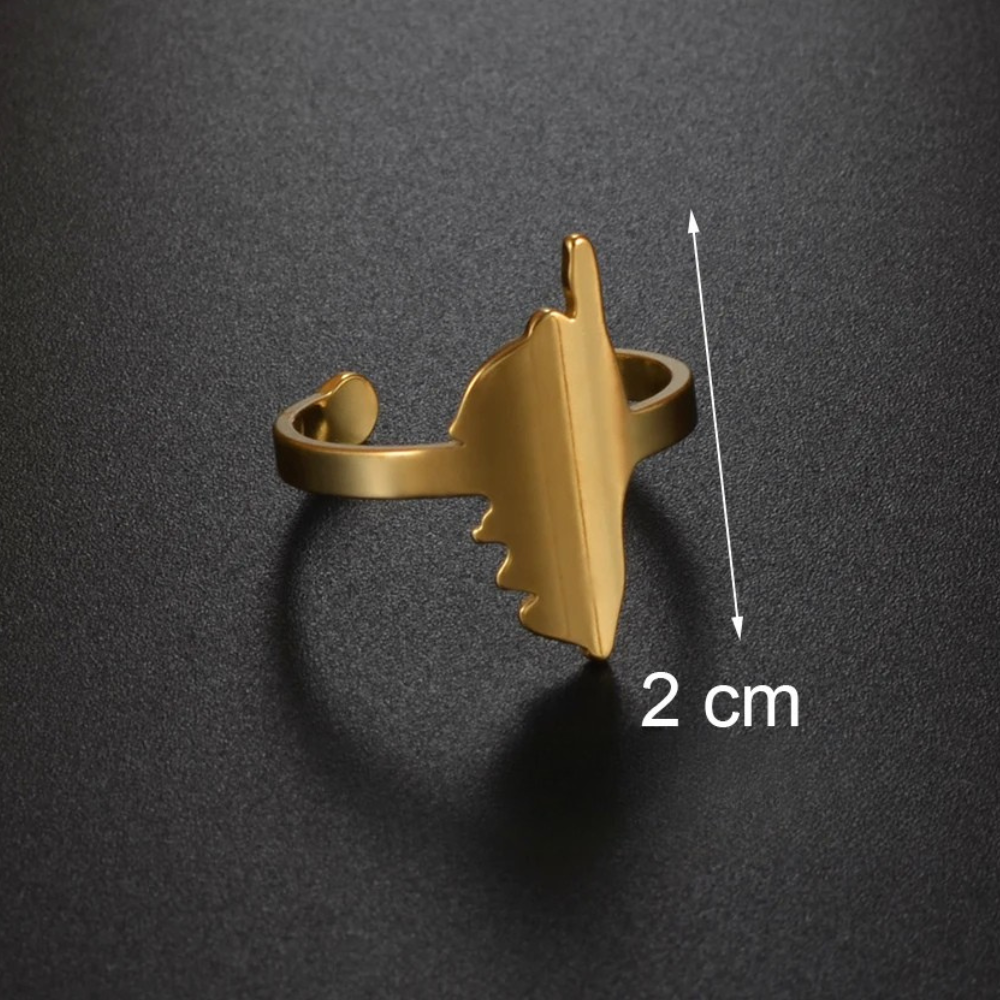 Bague Corse doré femme
