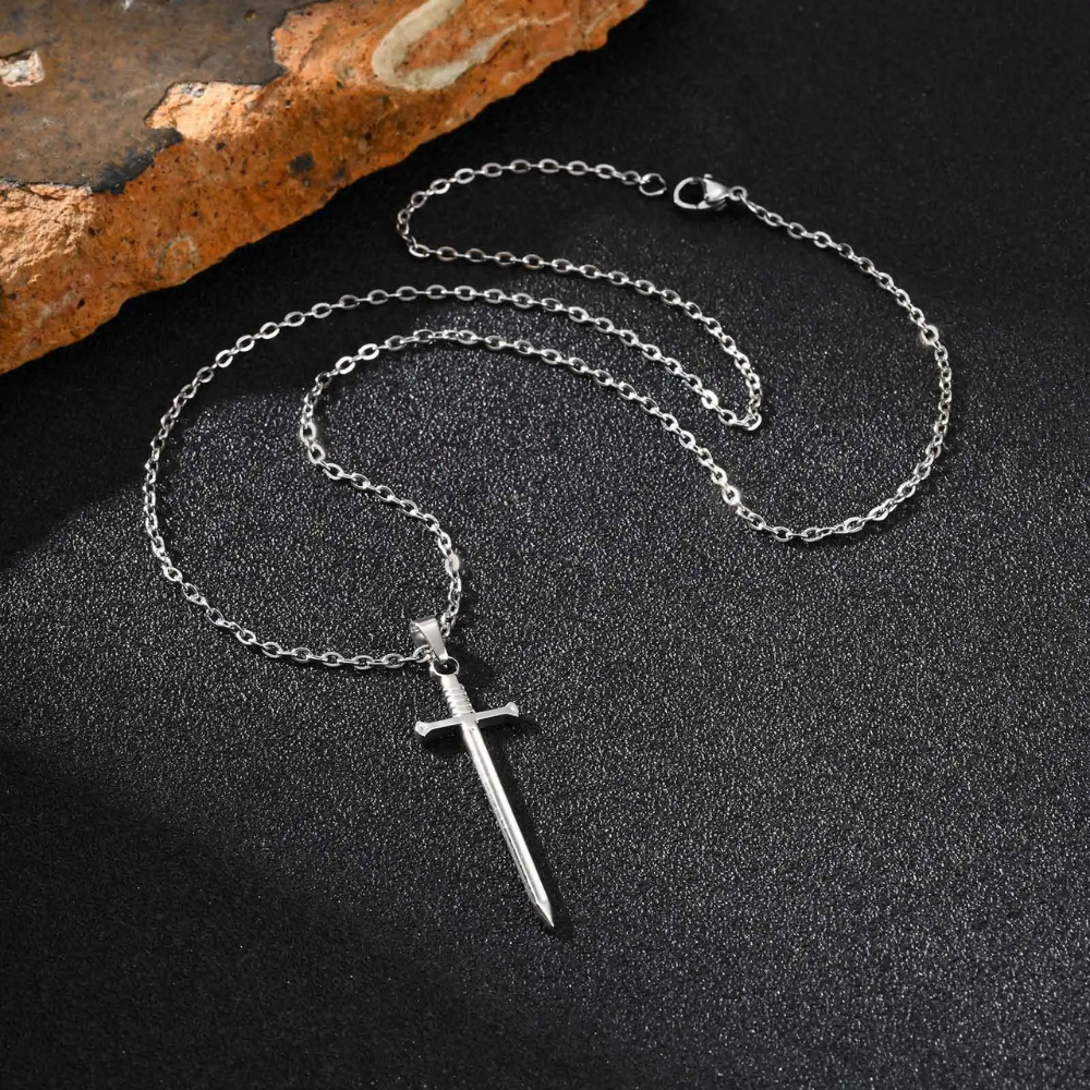 Collier Épée Homme chaine