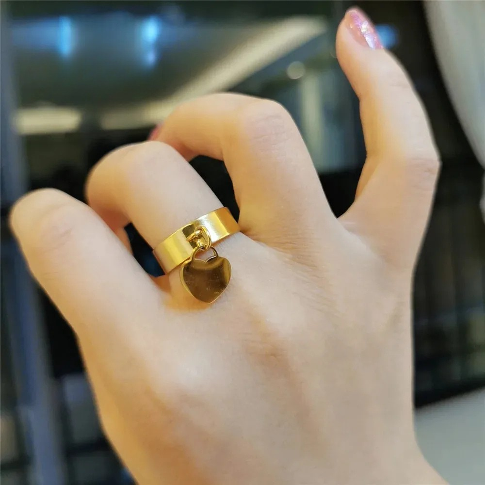 Bague Cœur Breloque femme