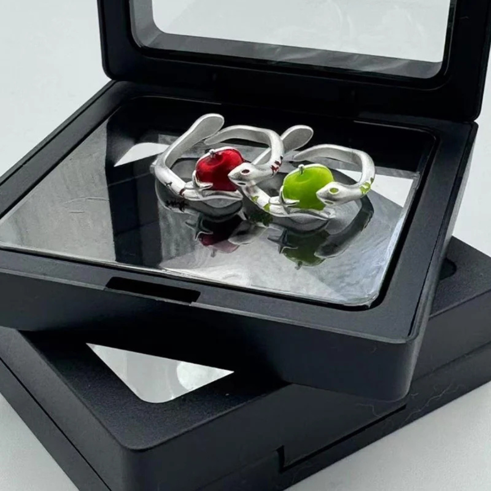 Bague Pomme Serpent femme