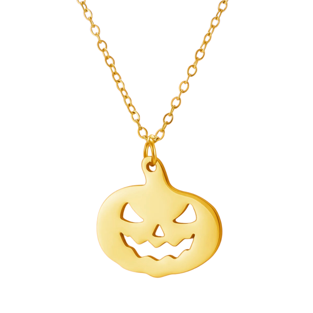 Collier Citrouille Or