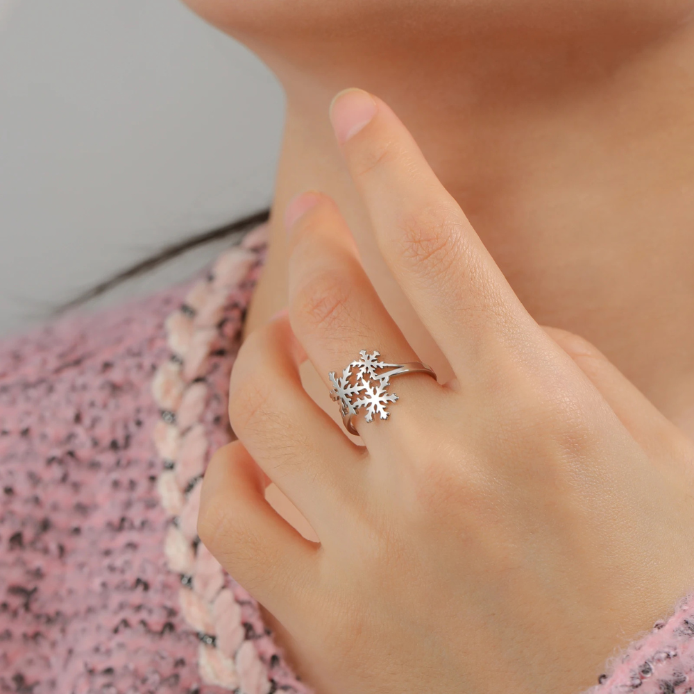 Bague Flocon de Neige femme