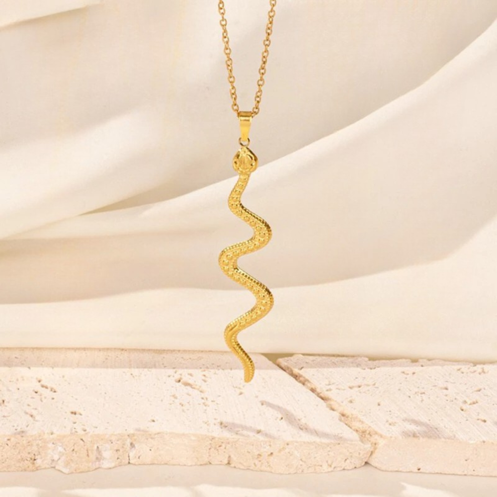 Collier Long Serpent or