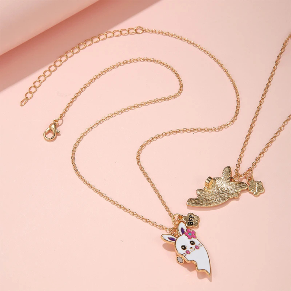 Collier BFF lapin