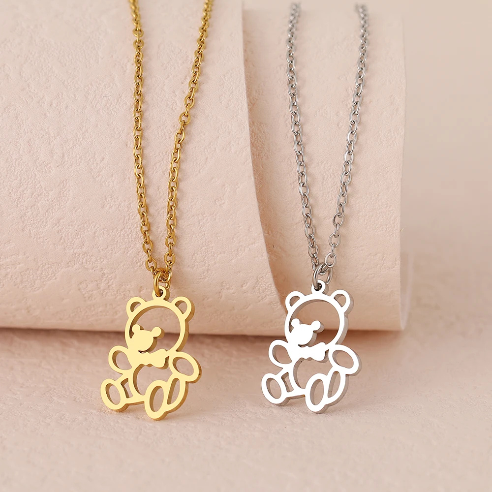 Collier Nounours femme