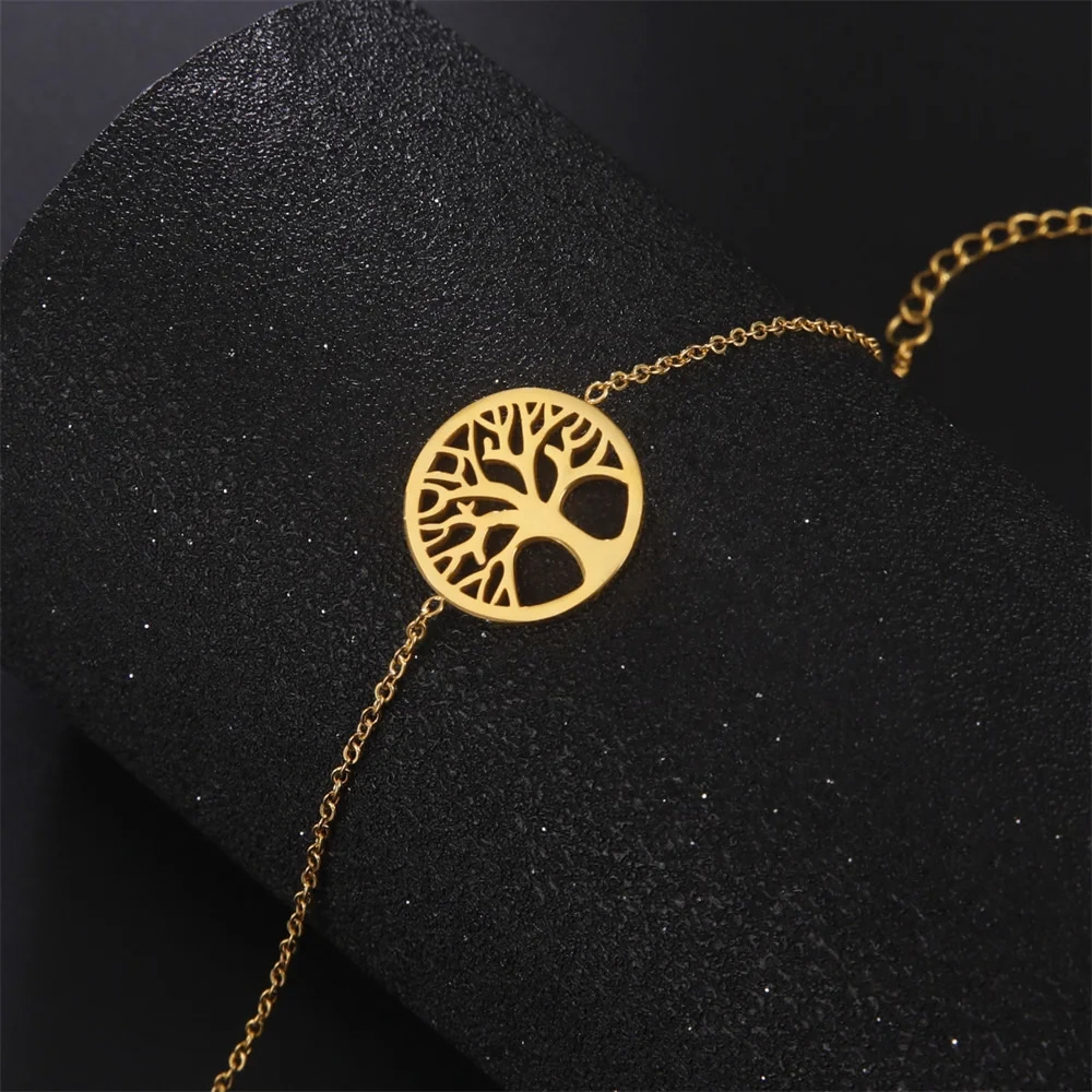 Bracelet Arbre de Vie Fin doré