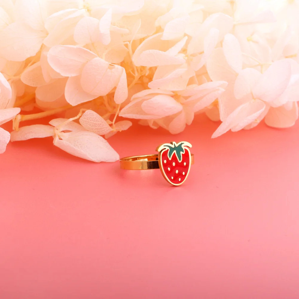 Bague Fraise fille