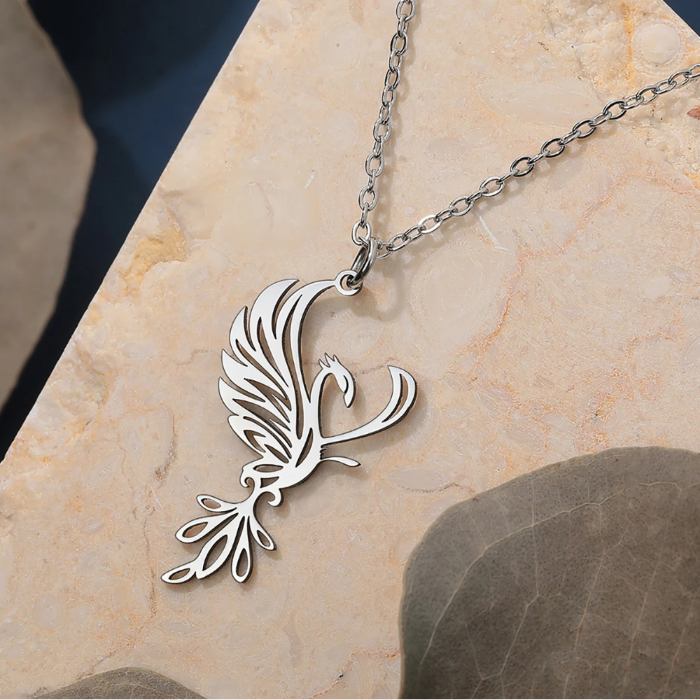 Collier Phoenix acier