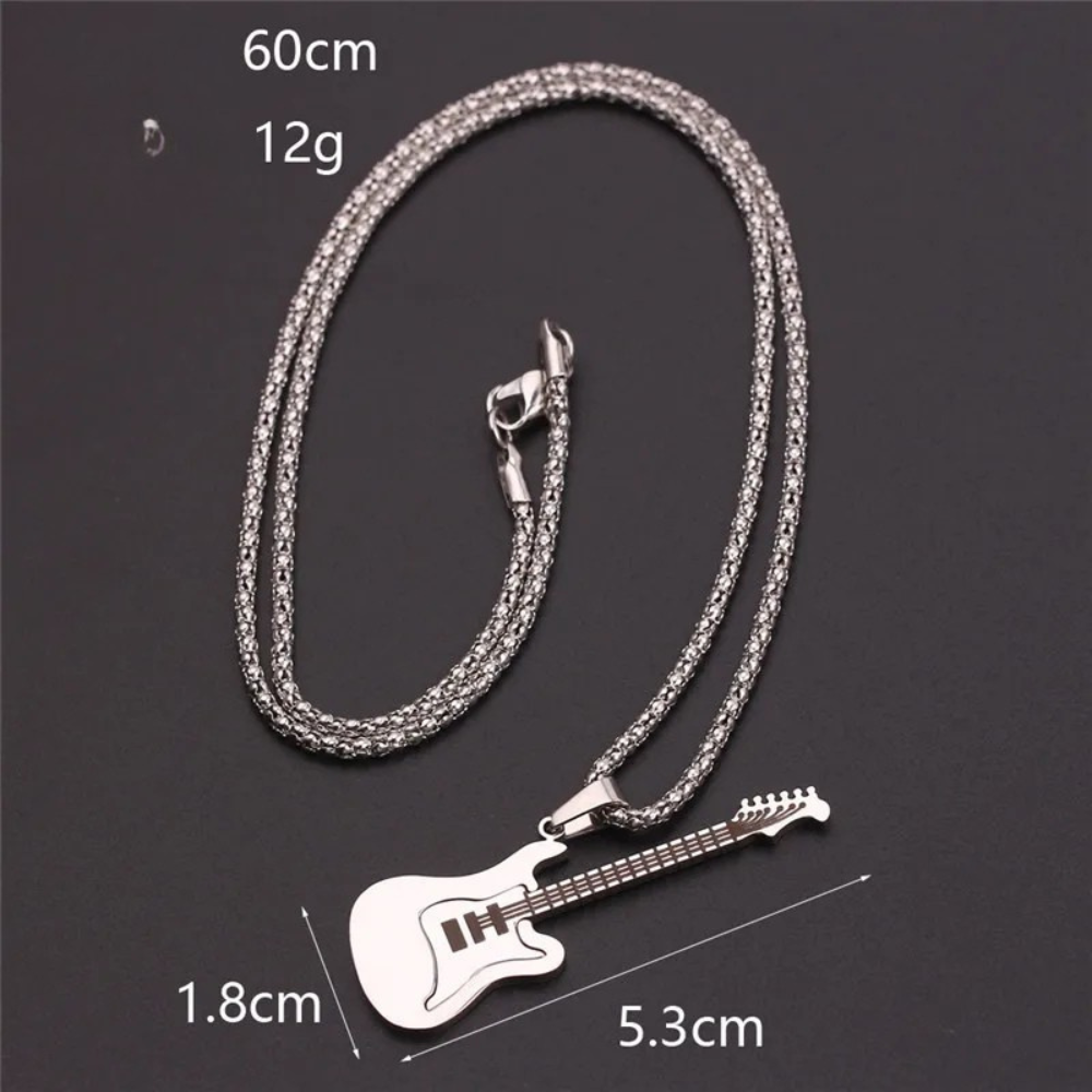 Collier avec Guitare electrique