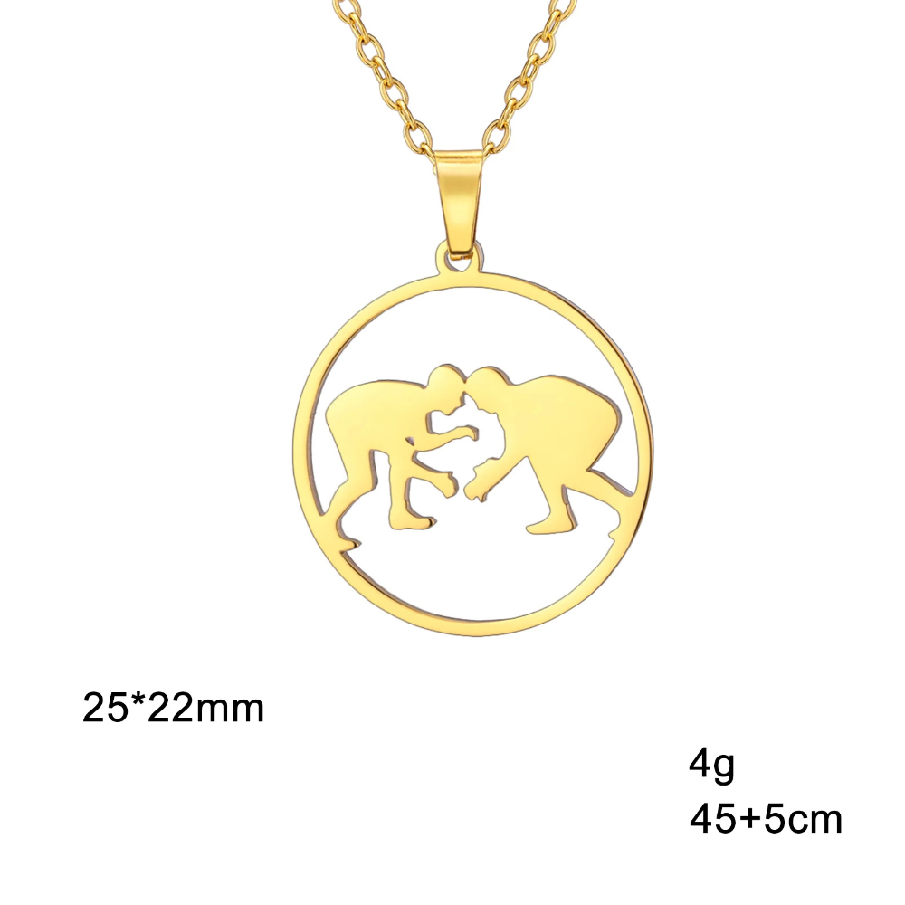 Collier Grappler doré