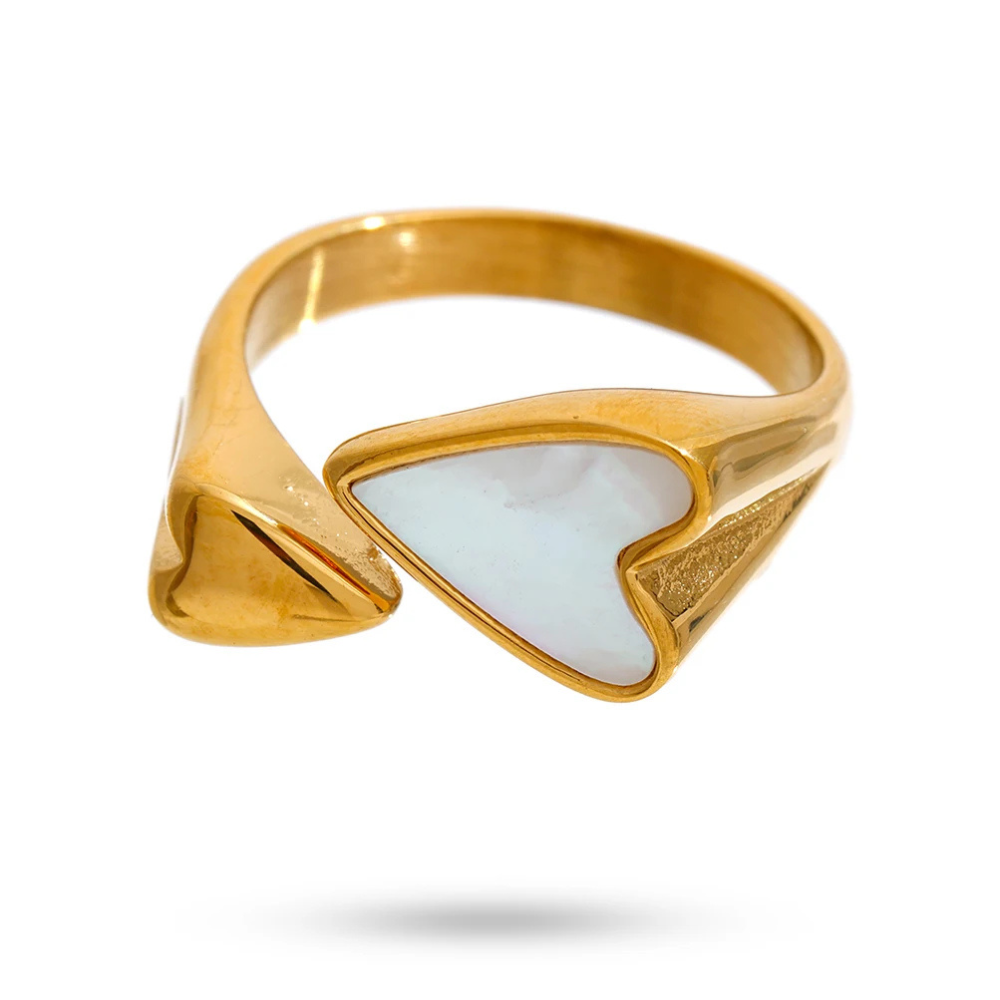 Bague Coeur Nacré