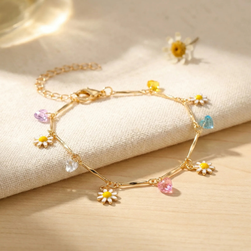Bracelet Fleur couleur