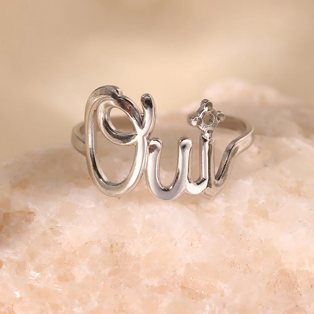 Bague Oui reglable