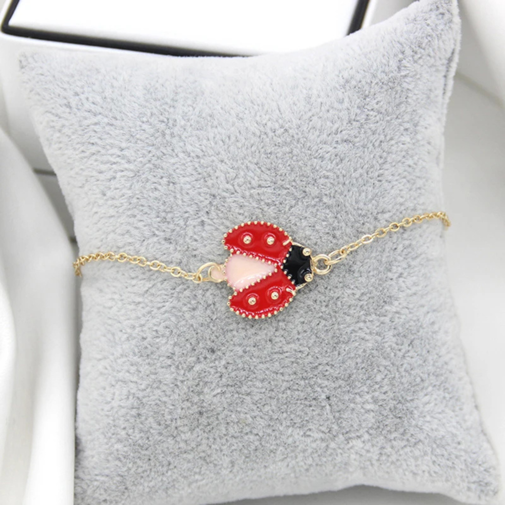 Bracelet Coccinelle doré