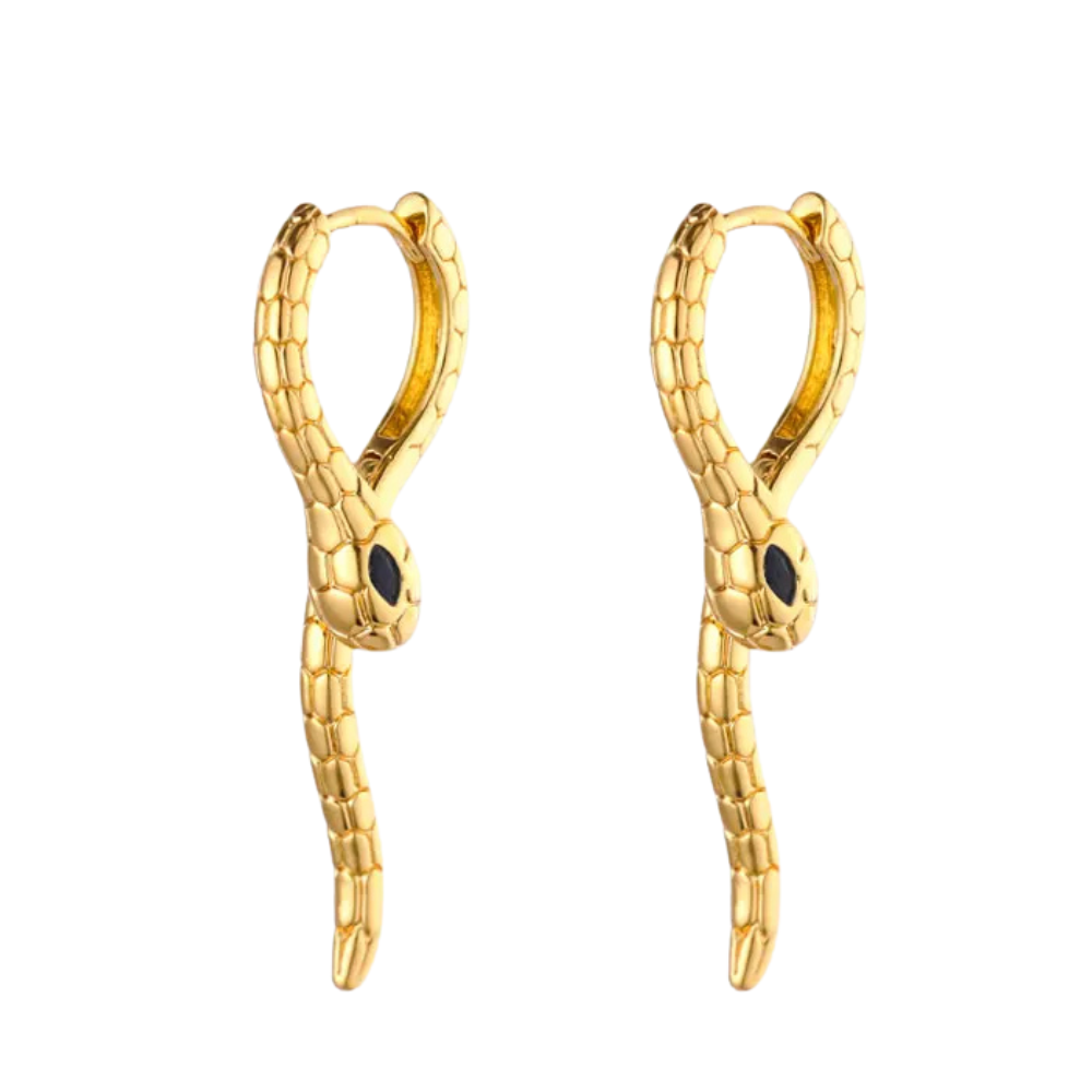 Boucles d'Oreilles Serpent Design