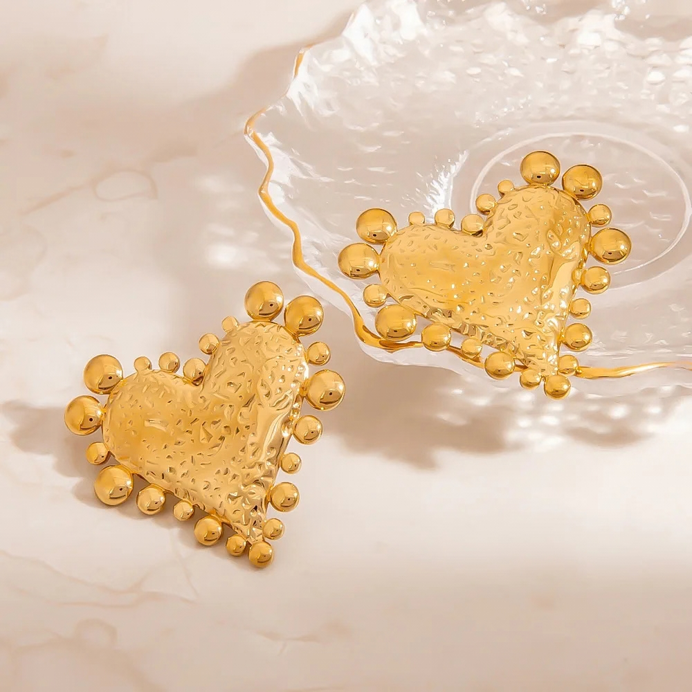 Boucles d'Oreilles Cœur design