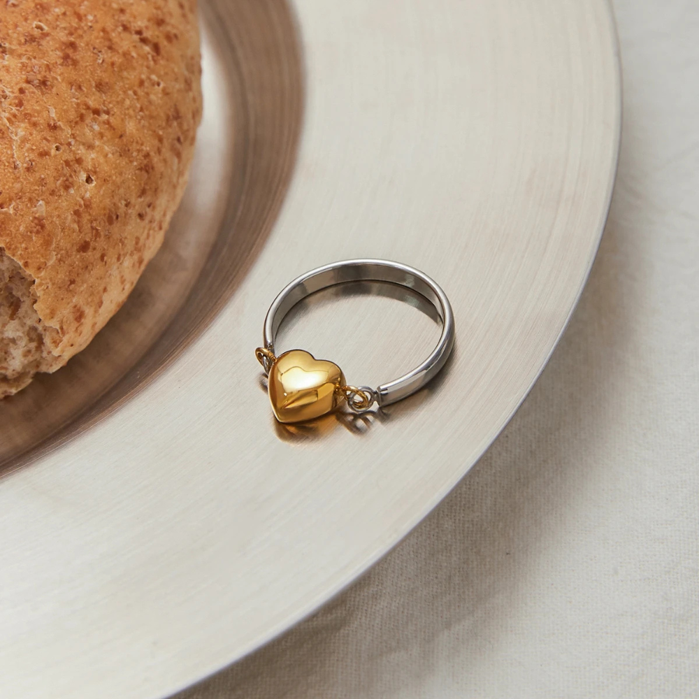 Bague Coeur charms