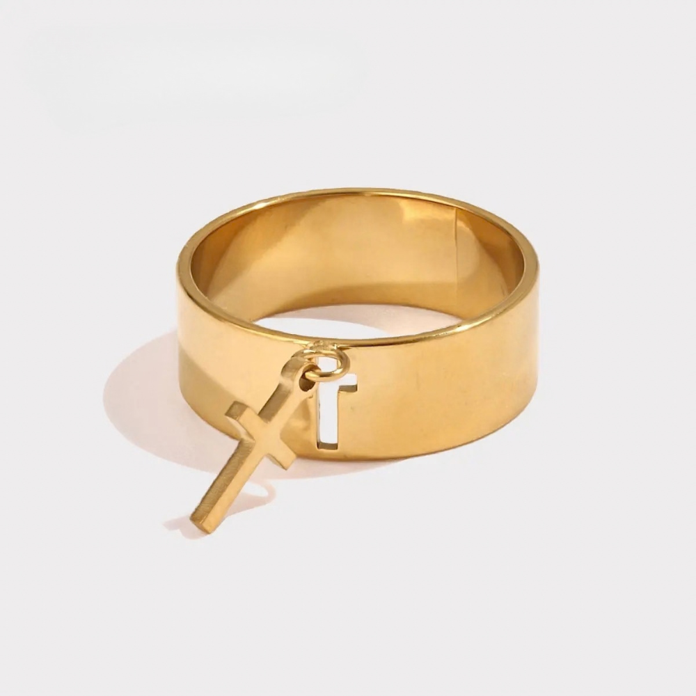 Duo Bague Croix or