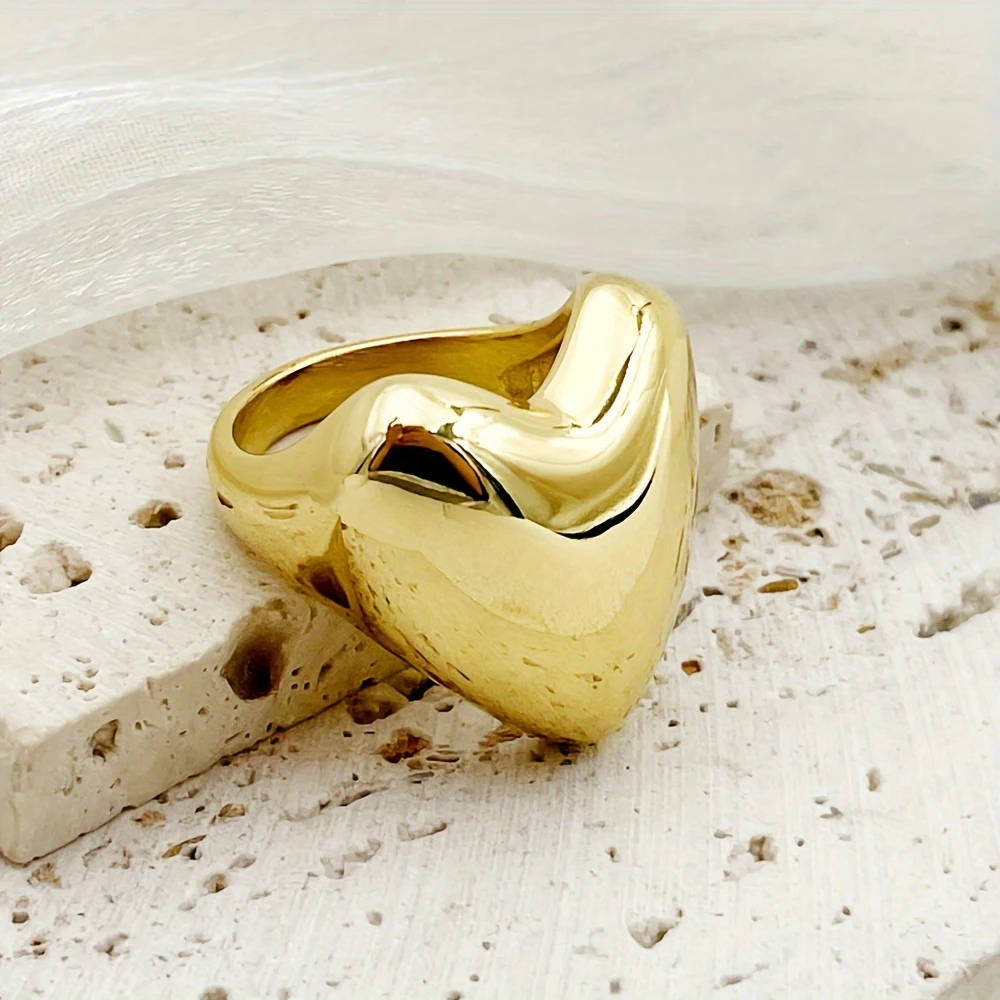 Bague Coeur Design or