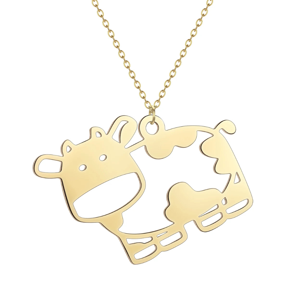 Collier Pendentif Vache
