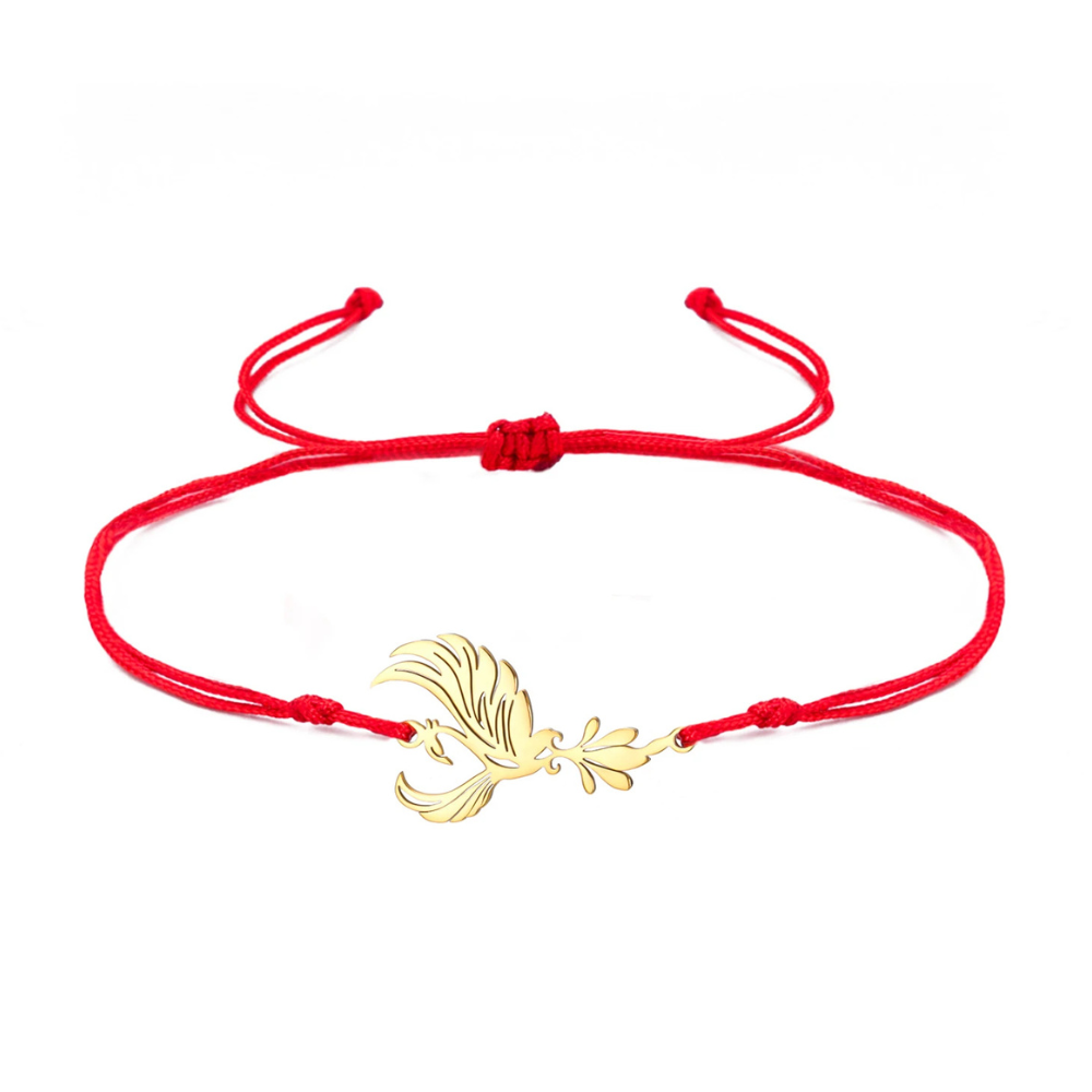 Bracelet Phoenix Cordon rouge