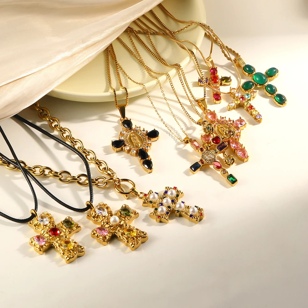 Collier Croix femme