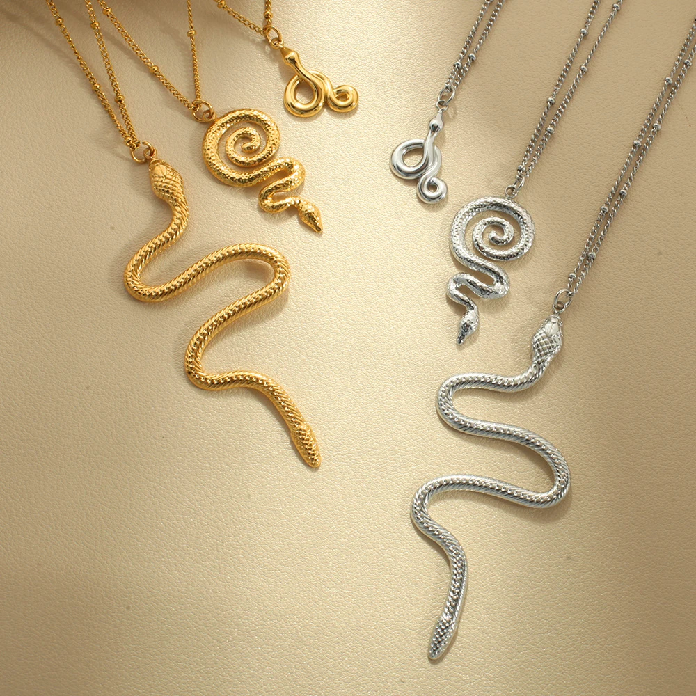 Collier Serpent Élégant femme
