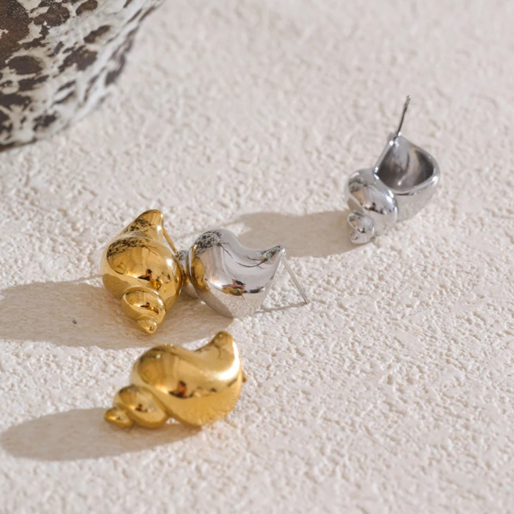 Boucles d'Oreilles Coquillage mer