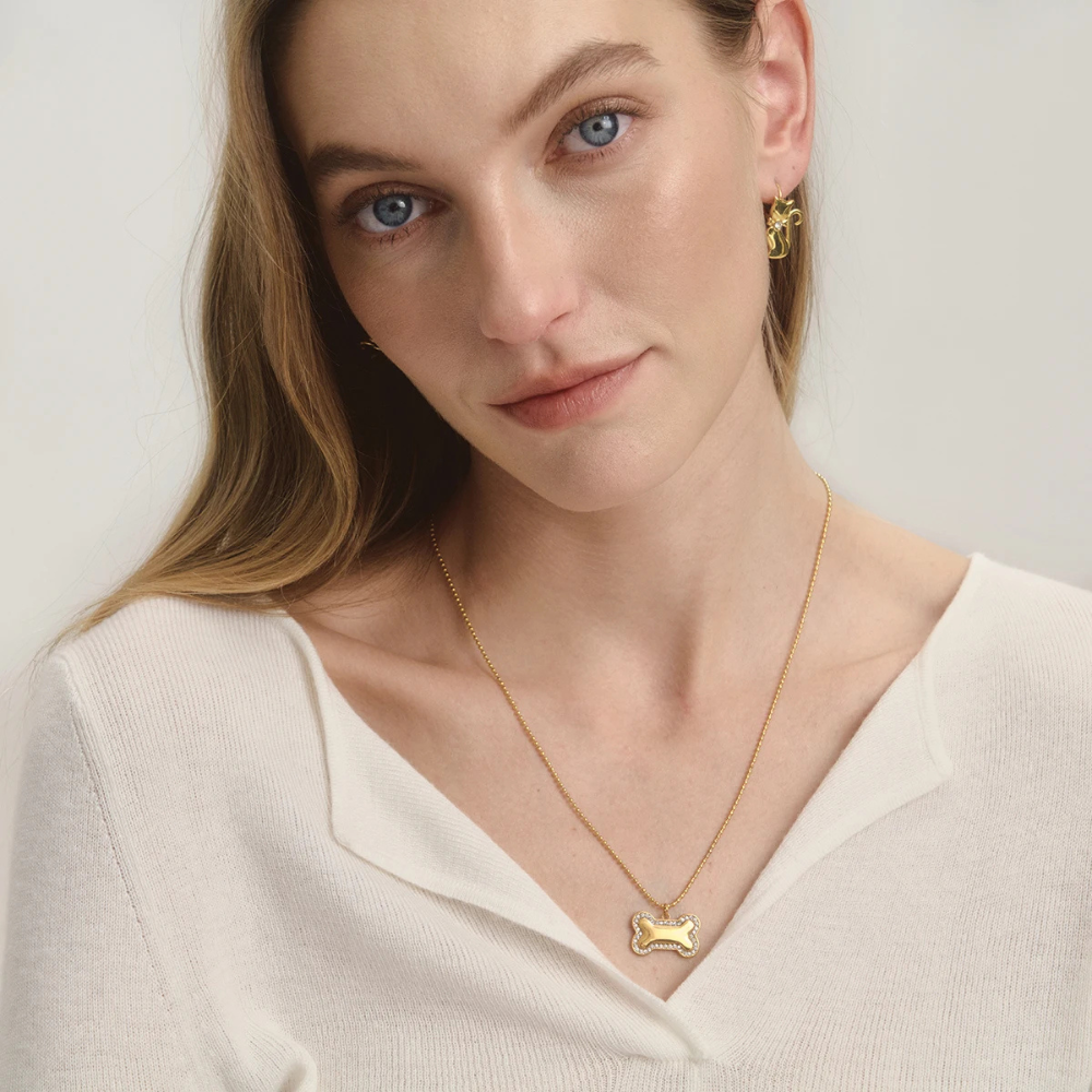 Collier Os de Chien femme