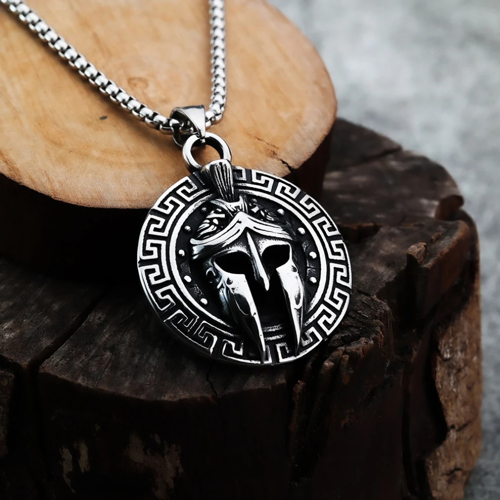 Collier Viking Spartan pendentif
