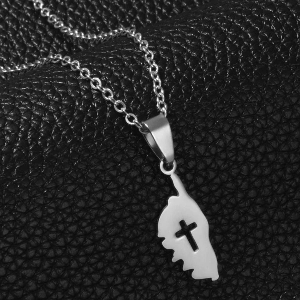 Pendentif Corse Croix argent