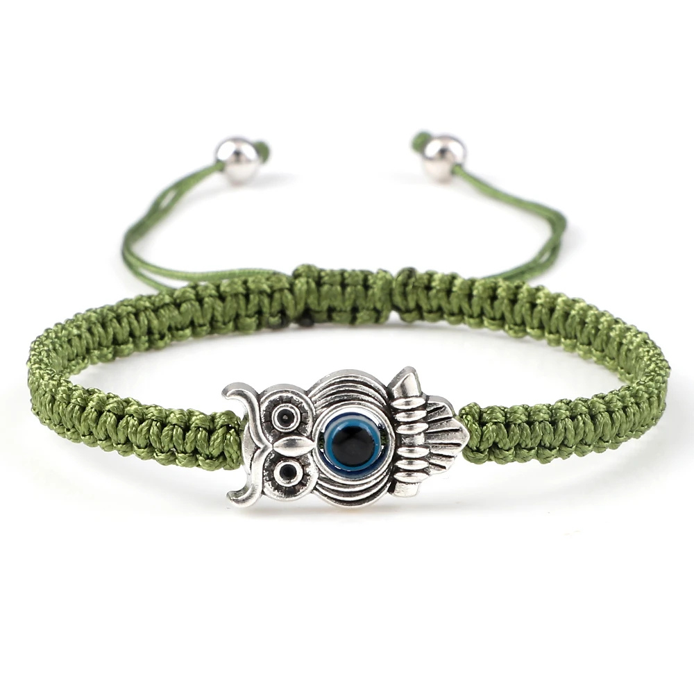 Bracelet Chouette vert