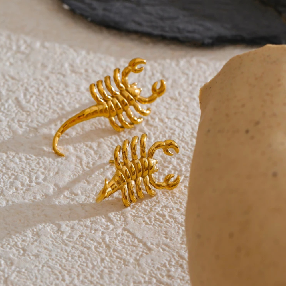 Boucles d'Oreilles Scorpion Femme pendente