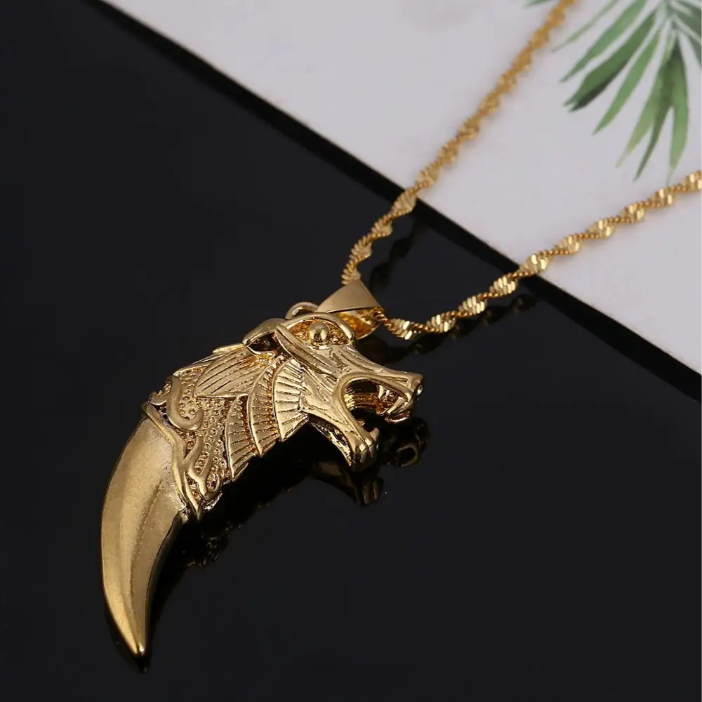 Collier Dent de Loup doré