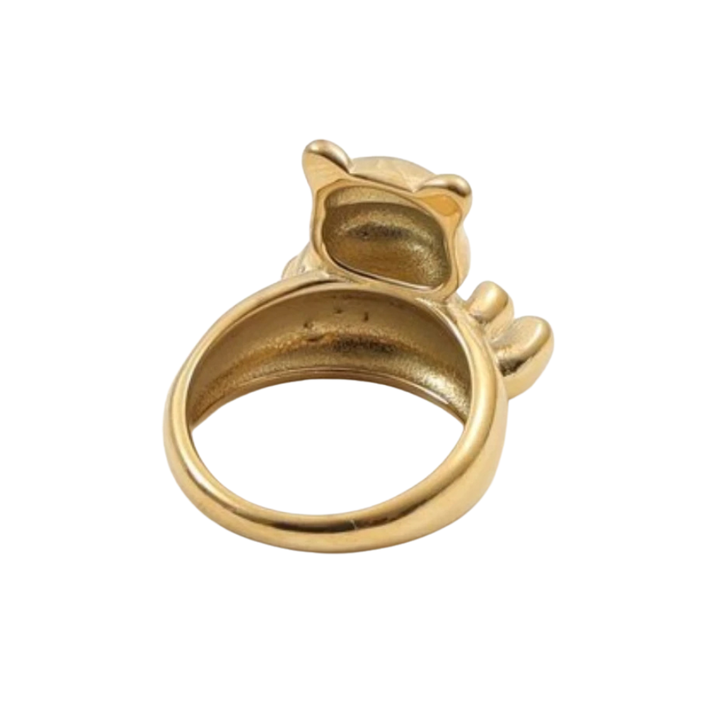 Bague Ourson Doré femme