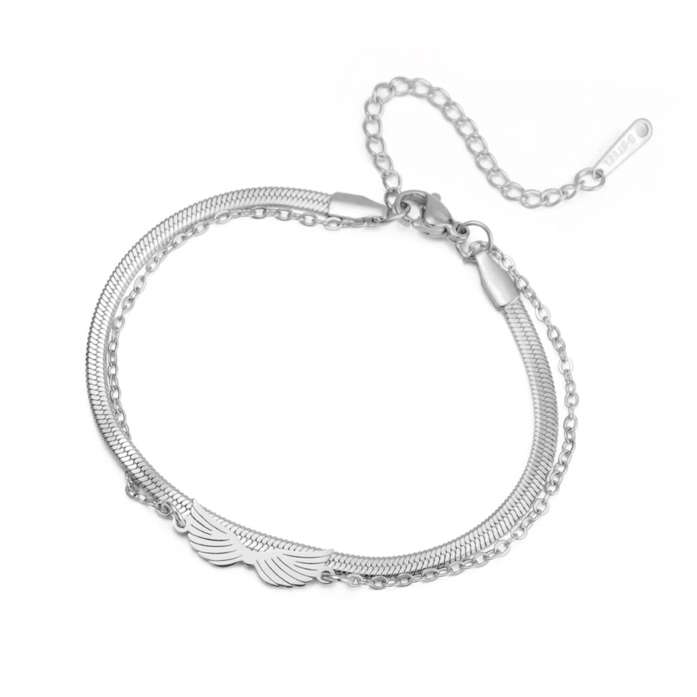 Bracelet Ange Gardien acier