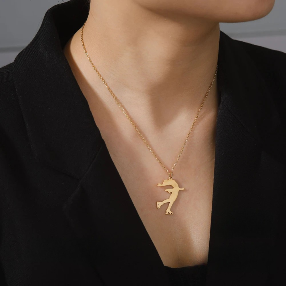 Collier Patineuse or