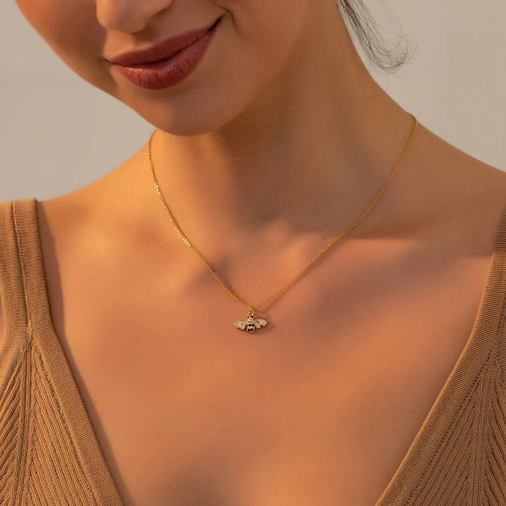 Collier Abeille Or femme