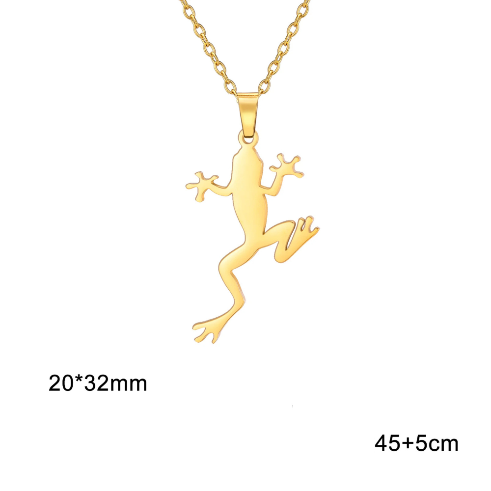 Collier Grenouille Femme pas cher