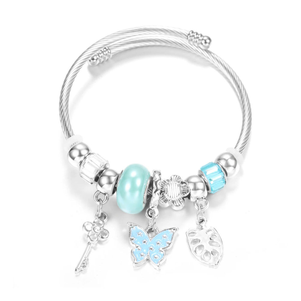 Bracelet Papillon Pampille breloque