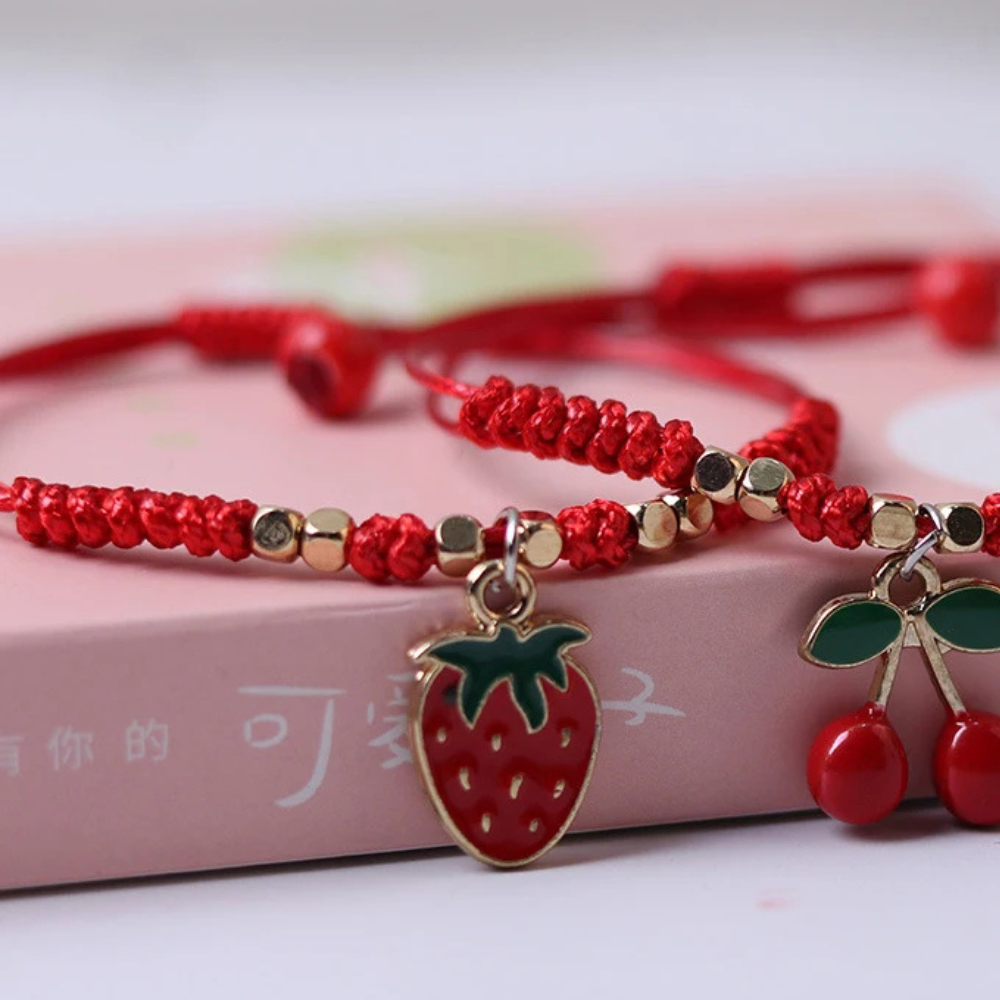 Bracelet Fraise breloque