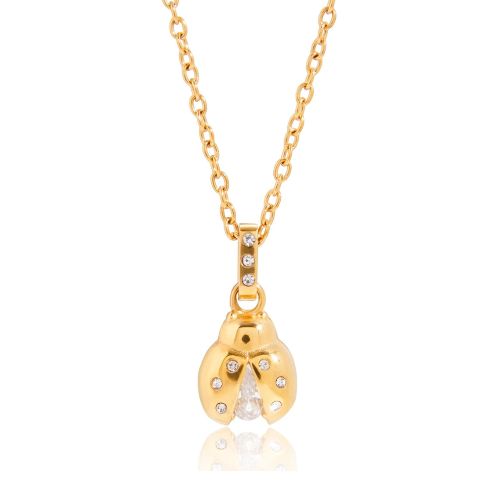 Collier Coccinelle Or